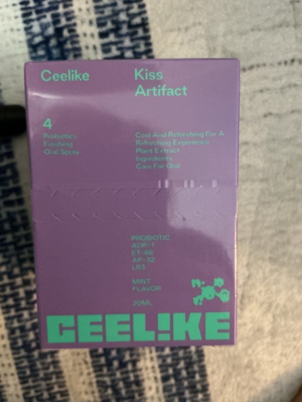 Kiss Artifact Probiotic Mint Oral Spray — Purple